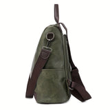 Anti-Theft Backpack – Women's Vegan Leather, Hidden Zippers & Water-Resistant