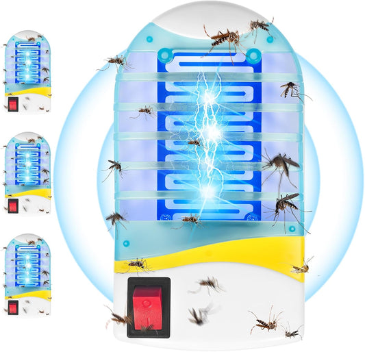 Electric UV Insect Trap – 50m² Coverage, Chemical-Free & Enclosed High-Voltage Grid