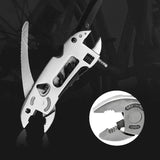 Stainless Steel Multi-Tool Pliers – Locking Mechanism, Screwdriver Bits & 156g