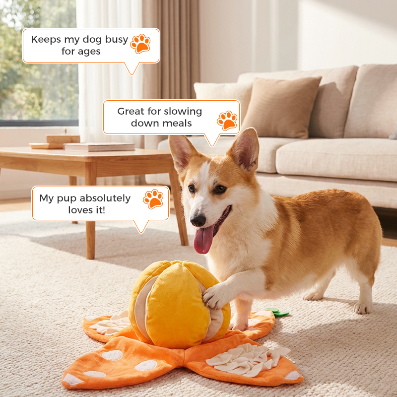 Optimized Product Title: Interaktives Plüsch-Hundespielzeug mit Quietscher – Versteck-Puzzle für Leckerchen | Fördert Spielspaß & geistige Stimulation für Hunde

This enhanced title includes keywords that may improve search visibility while clearly descri