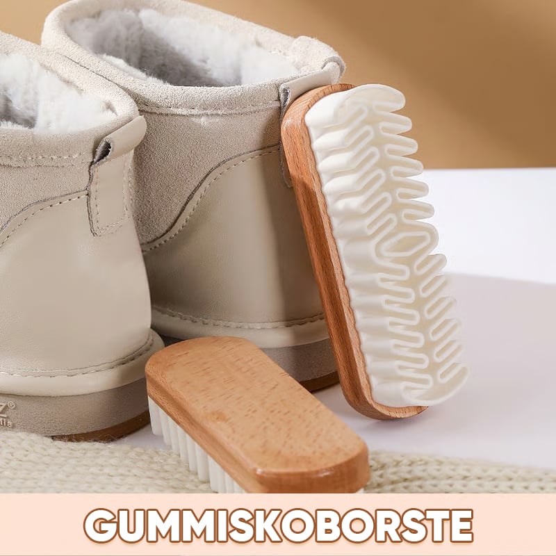 Eco-Friendly Wildleder & Nubuk Schuhbürste – Chemiefreie Reinigung für Langlebige Pflege