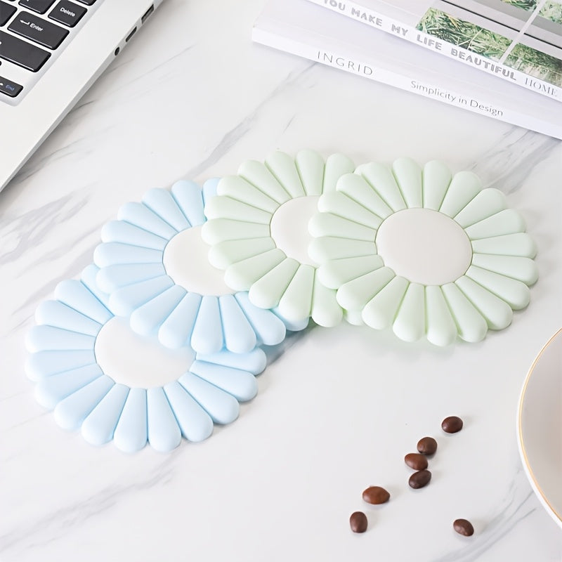 Daisy Silicone Trivet – Heat-Resistant to 230°C, Non-Slip & 25cm 2-Pack