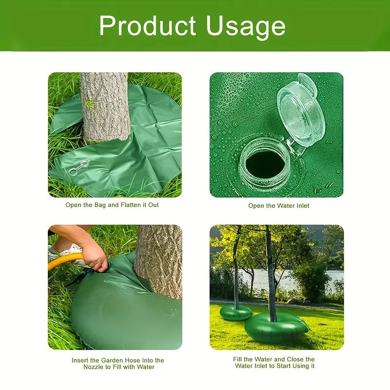 Tree Watering Bag – Slow Drip Irrigation, 57/75L Capacity & Weatherproof Fabric