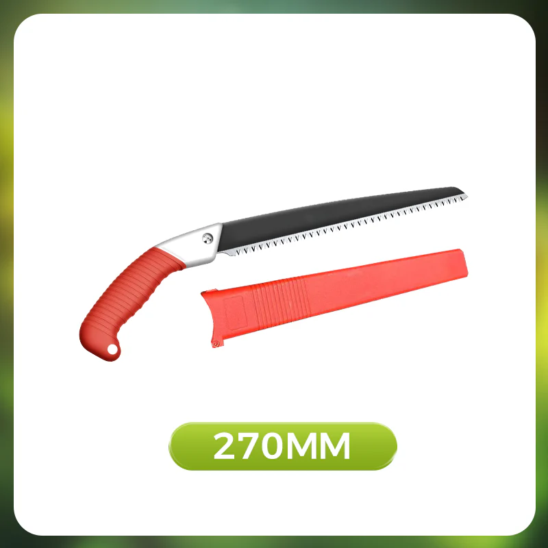 Garden Pruning Saw – SK5 Carbon Steel Blade, Cuts 35cm Branches & Ergonomic Handle