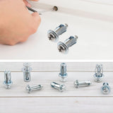 Expansion Bolt Set – Galvanized Carbon Steel, M4×20mm & Flower Spreader Nut