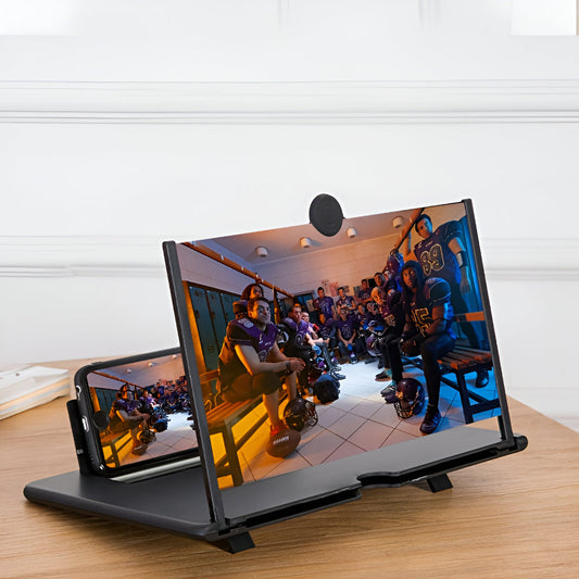 Phone Screen Magnifier – Foldable, Adjustable Stand & Amplified Display