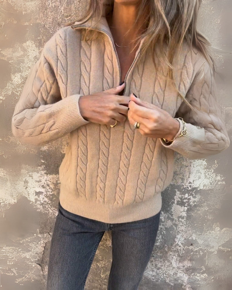 Enhanced Product Title: Rosalia™ Premium Half-Zip Freizeit Pullover for Women - Stylish & Comfortable Casual Sweater

This title includes relevant keywords and provides a clear description of the product, making it more appealing for Google Shopping searc