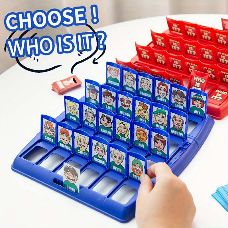 Guess Who Board Game – 2 Players, Logic Guessing Game & 19.8×20cm Compact Set