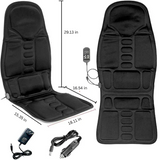 Massage Chair Pad – 8 Vibration Modes, Heated & Back Neck Cushion