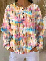 Enhanced Product Title: "Sofia Bunter Pullover mit Tropfenmuster – Stilvoller Damenpullover für jeden Anlass" 

This title includes relevant keywords while providing additional context to attract potential buyers.