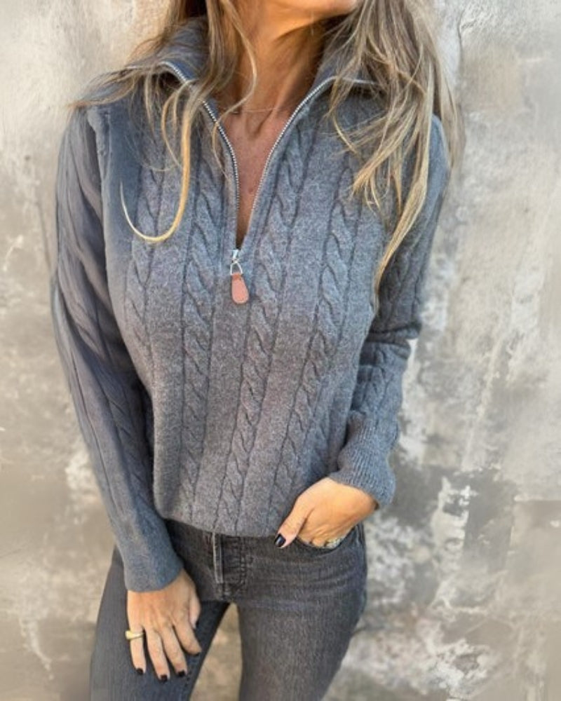 Enhanced Product Title: Rosalia™ Premium Half-Zip Freizeit Pullover for Women - Stylish & Comfortable Casual Sweater

This title includes relevant keywords and provides a clear description of the product, making it more appealing for Google Shopping searc