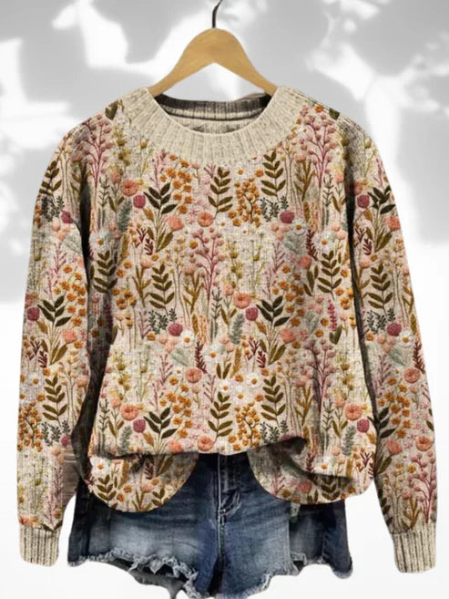 Enhanced Product Title: "Eleonora Women's Floral Print Cozy Sweater - Comfortable and Stylish Pullover" 

This title includes relevant keywords while maintaining clarity and appeal for potential customers.