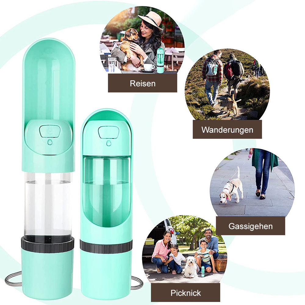 PawBuddy 2-in-1 Travel Food & Water Bottle