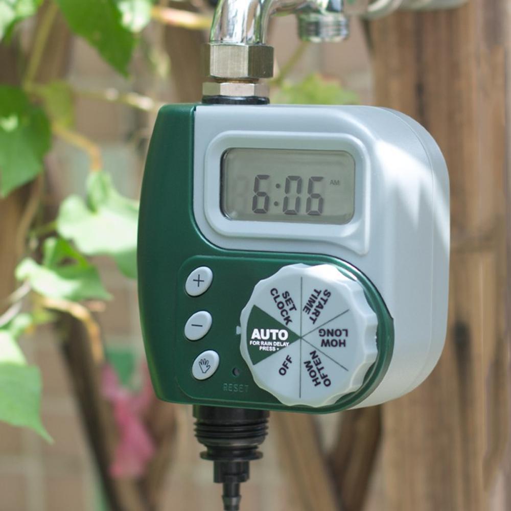 Garden Watering Timer – LCD Display, Programmable Cycles & Waterproof