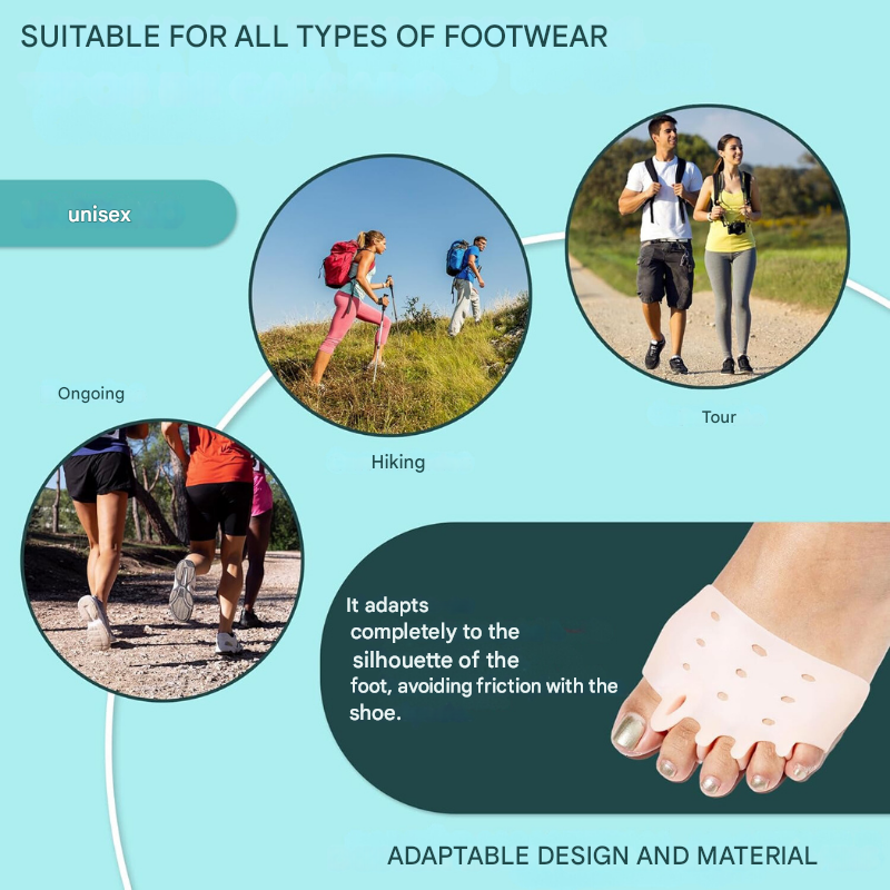 Therapeutic Toe Spreaders with Cushion Pads – Podiora