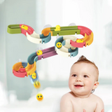 Bath Toy Water Slide Set – 34-Piece ABS, Suction Cups & Rubber Ducks for Kids 2+