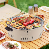 Optimized Product Title: "Tragbarer Holzkohlegrill mit Belüftung, Holzgriffen & Kompaktem Design – Ideal für Camping und Garten" 

This title includes relevant keywords while highlighting key features and potential use cases, making it more appealing for