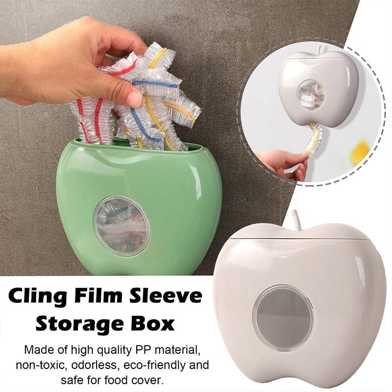 Reusable Stretch Bowl Covers – PP Plastic, 16cm Fit & Wall Dispenser