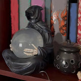 Grim Reaper Crystal Ball Halloween Decoration