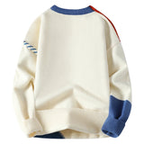 Francesca Cozy Patchwork Sweater - Stylish & Comfortable Knitwear for Women