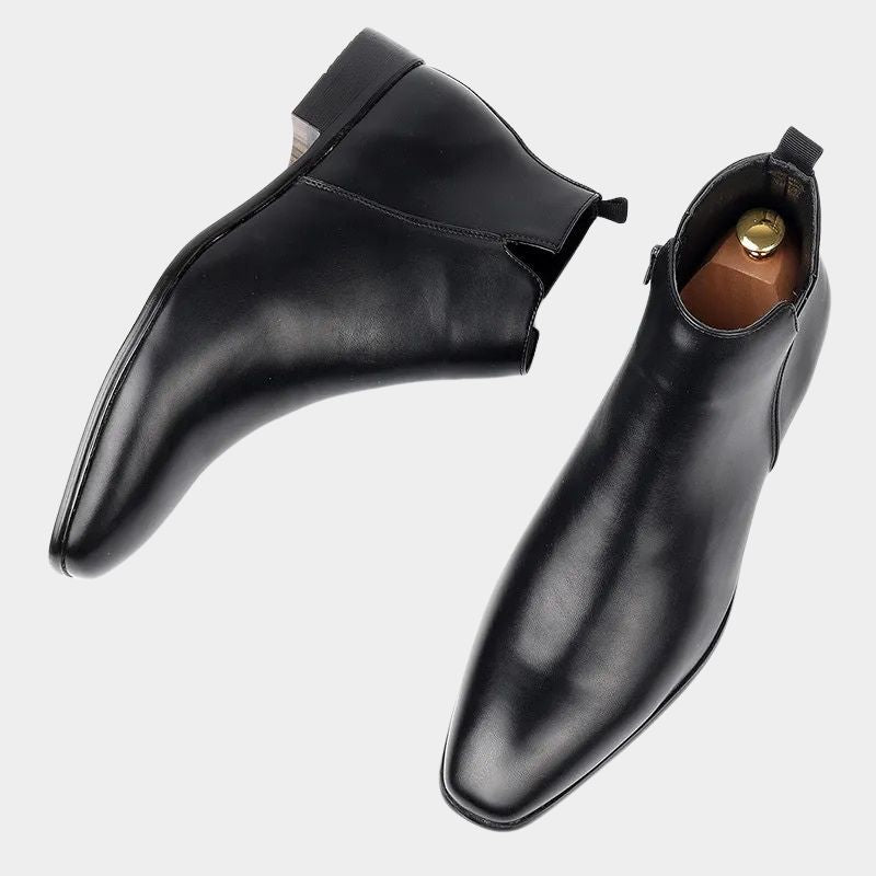 Lars – Classic Retro Leather Boots for Men