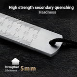 Optimized Product Title: "Edelstahl-Lineal mit Präzisen Lasergravierten Markierungen – Langlebiges Messwerkzeug für Handwerk und DIY-Projekte" 

This title includes relevant keywords while providing additional context about the product's durability and in