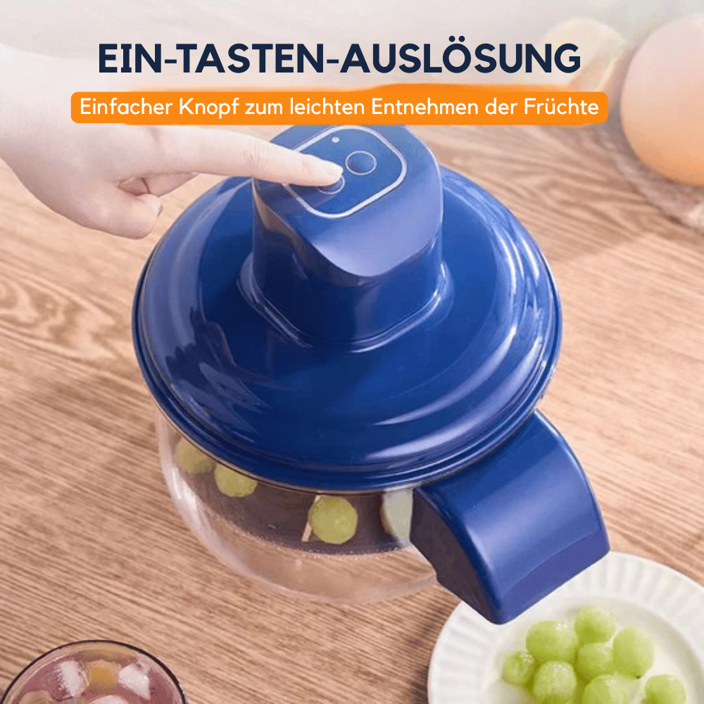 Optimized Product Title: **Elektrischer Zerkleinerer mit 5-Klingen-Messerkopf – Hochleistungs-Küchenmaschine für schnelles Zerkleinern von Gemüse, Obst und Kräutern** 

This title includes relevant keywords and highlights the product's features and benefi
