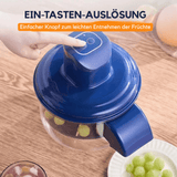 Optimized Product Title: **Elektrischer Zerkleinerer mit 5-Klingen-Messerkopf – Hochleistungs-Küchenmaschine für schnelles Zerkleinern von Gemüse, Obst und Kräutern** 

This title includes relevant keywords and highlights the product's features and benefi