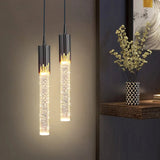 Lustreau – Cylindrical Glass Pendant Lamp