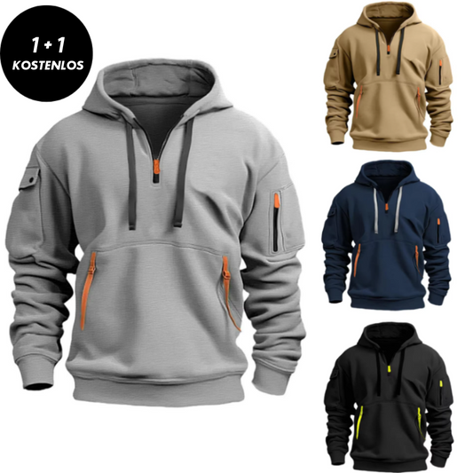 Leonardo Men's Hooded Sweatshirt - Stylish & Comfortable Pullover for Everyday Wear