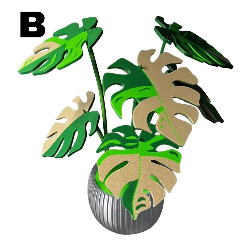 Monstera Kunstpflanze Untersetzer – Dekorativer Oberflächenschutz für Ihr Zuhause