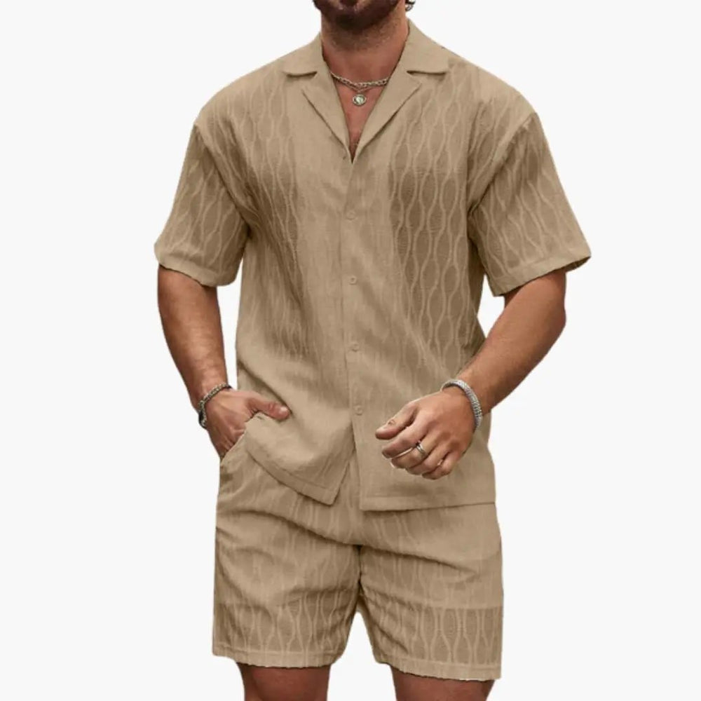 Two-Piece Set – Men's, Lightweight Fabric & Shorts