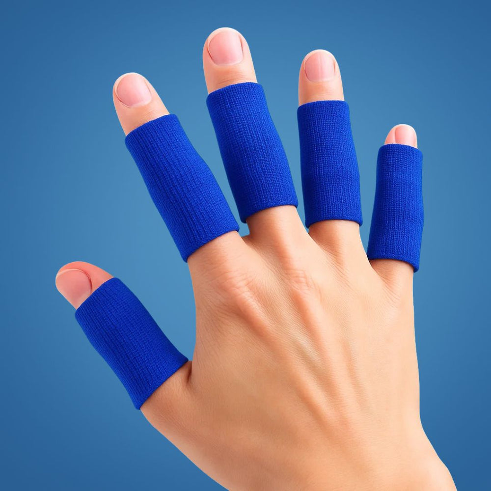 Breathable Finger Protection Sleeves – Elastic Fabric, Washable & 4 Colors