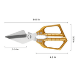 Multifunctional Kitchen Shears – Stainless Steel, Bone & Meat Cutting & Dishwasher Safe