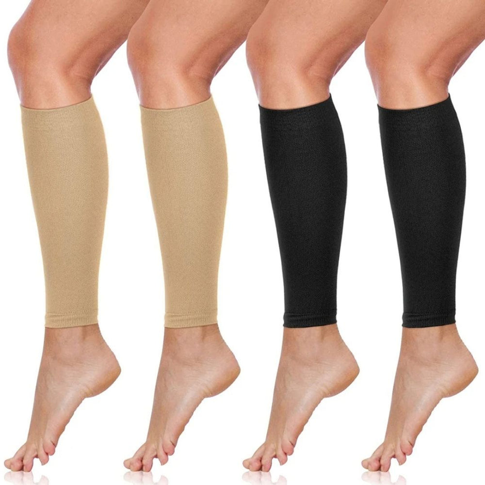 ComfortFlow Support Socks | Soft Highly Elastic Calf Compression - for Muscle Recovery and Circulation Enhancement Bowlift