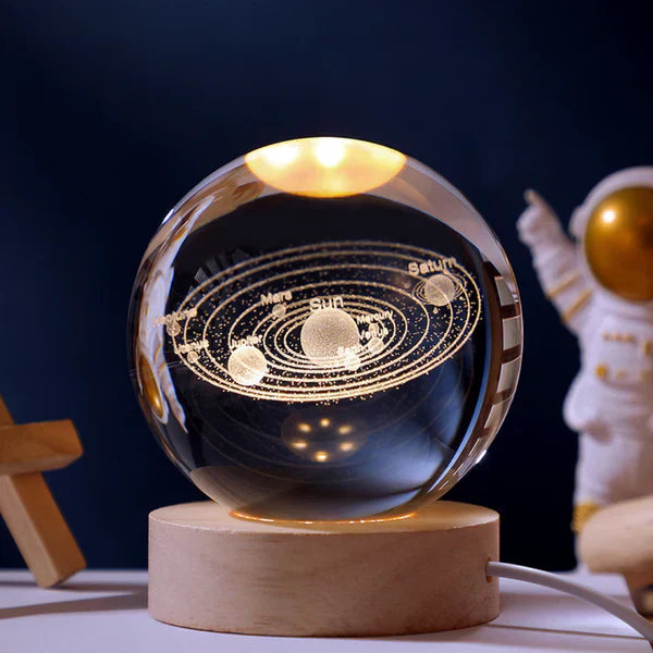 Enhanced Product Title: **3D Gravierte Kristallkugel-Lampe – Warmes LED-Nachtlicht für Schlafzimmer & Wohnzimmer, Stimmungslicht mit Fernbedienung** 

This title includes additional keywords that can help improve visibility and appeal to potential custome