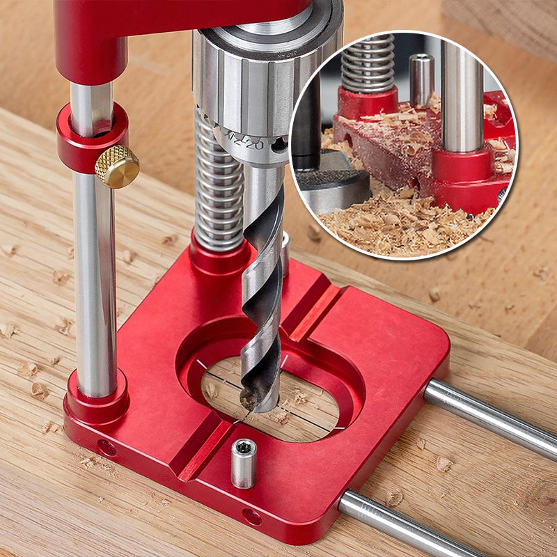 Woodworking Drill Stand – Alloy Steel, Adjustable Guide & 25×8×7cm