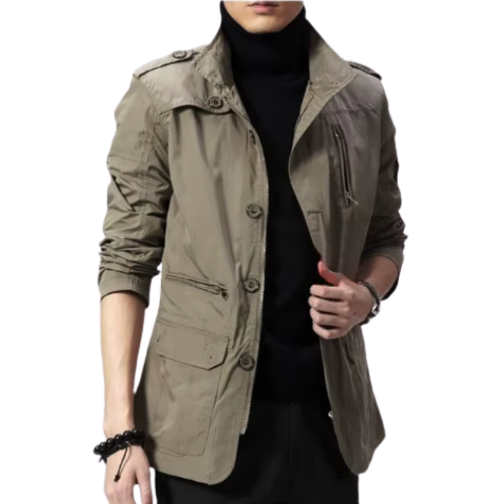 Enhanced Product Title: "Elegante Winddichte Jacke für Damen – Stilvolle, Wetterfeste Outdoor-Bekleidung mit Atmungsaktivität und Komfort" 

This title includes relevant keywords while providing more detail about the product, which can help improve visibi