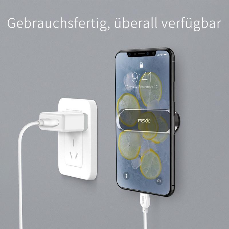 Magnetic Phone Holder – 360° Rotation, 6 N50 Magnets, Nano-Adhesive Base