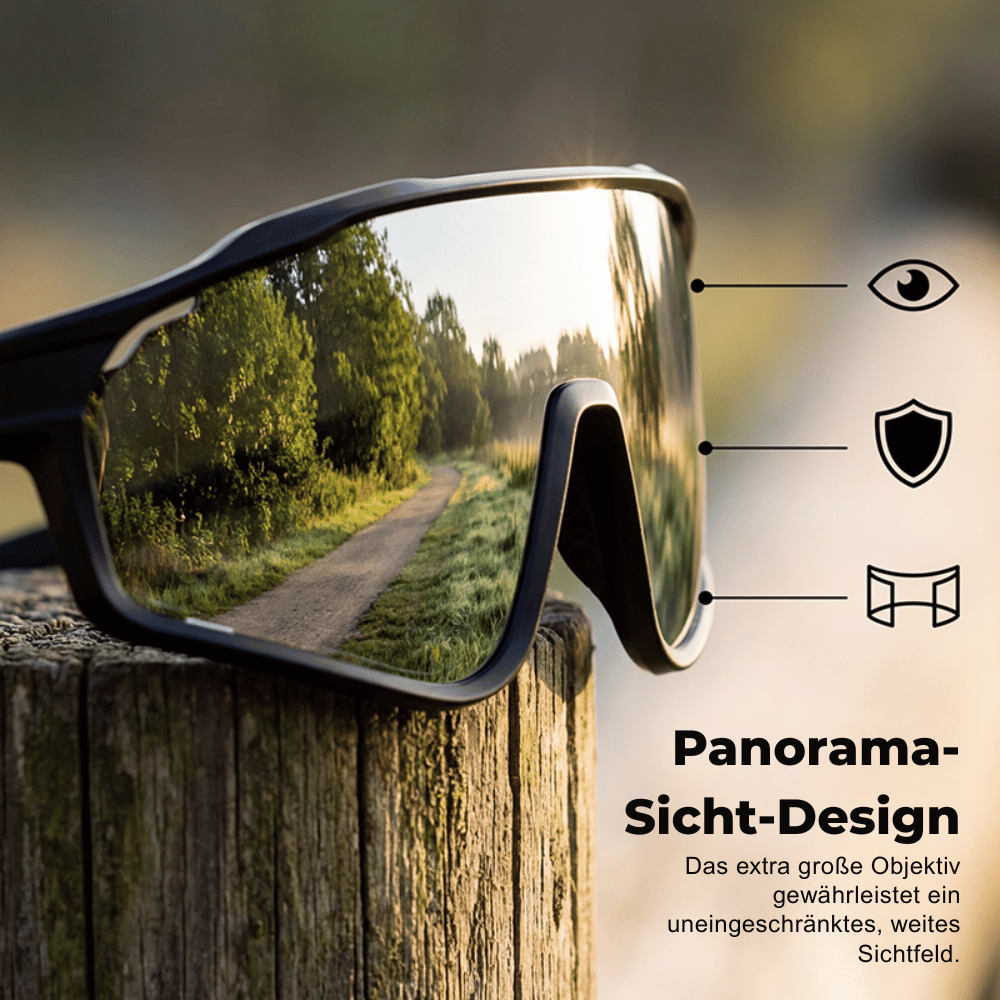 Unisex Photochromic Sport Sunglasses – Auto-Tinting Lenses, Rimless & Non-Slip Fit