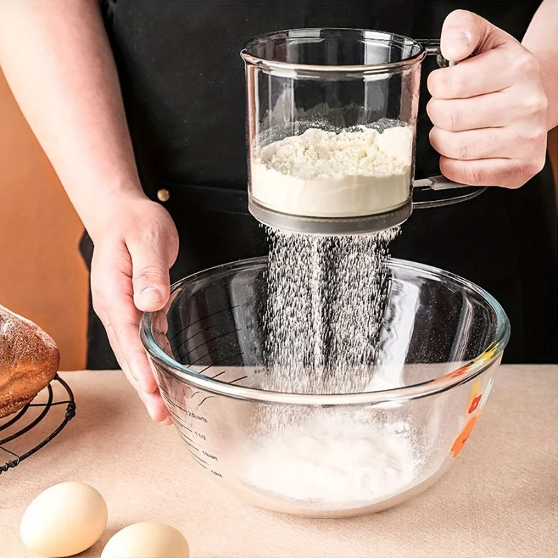 Enhanced Product Title: **250 ml Mehlsieb mit Quetschgriff – Hochwertiges Backsieb für präzises Mehl sieben und Backen** 

This title includes relevant keywords while providing additional context about the product's use and quality, making it more appeali