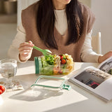 Optimized Product Title: **Glas-Salatbehälter mit Deckel – Frische Zutaten, kein matschiger Salat | Ideal für Meal Prep & Aufbewahrung** 

This title includes relevant keywords for better visibility while highlighting the product's benefits and uses.