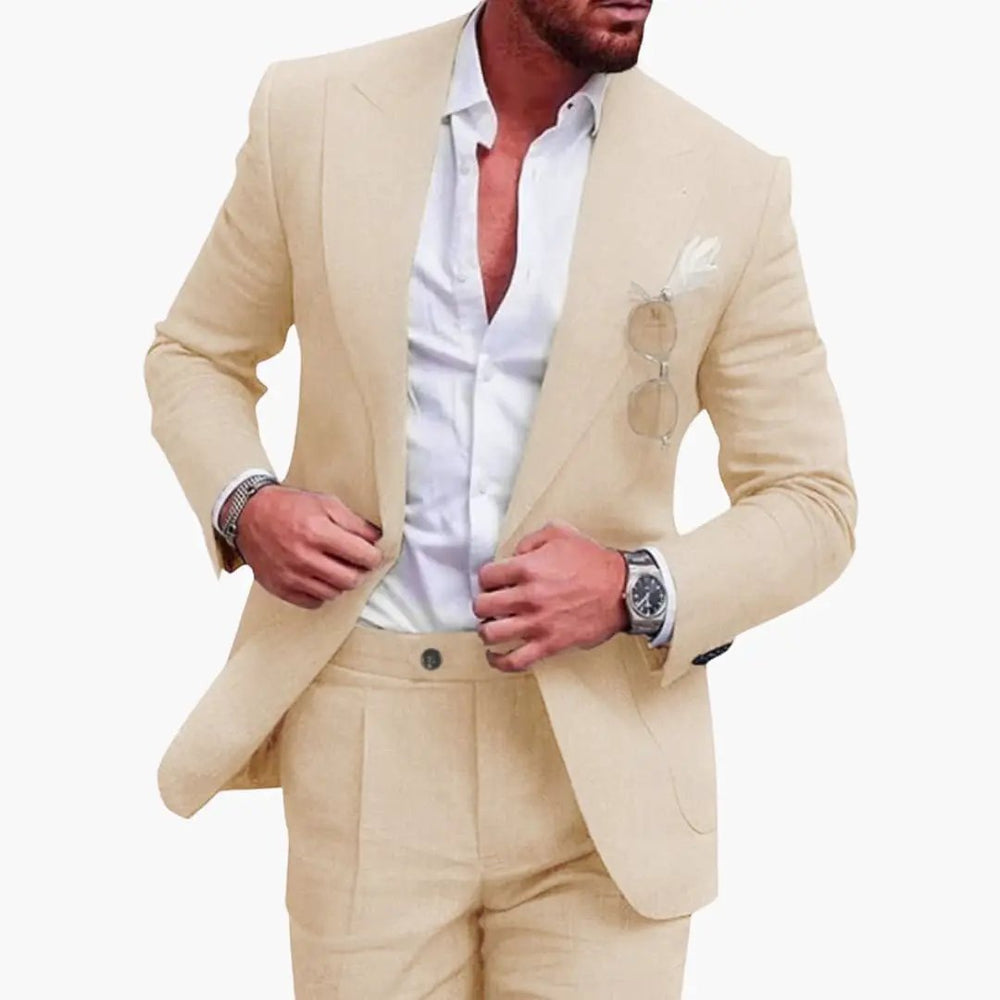 Men's Business Suit – Two-Piece Design & Formal Style