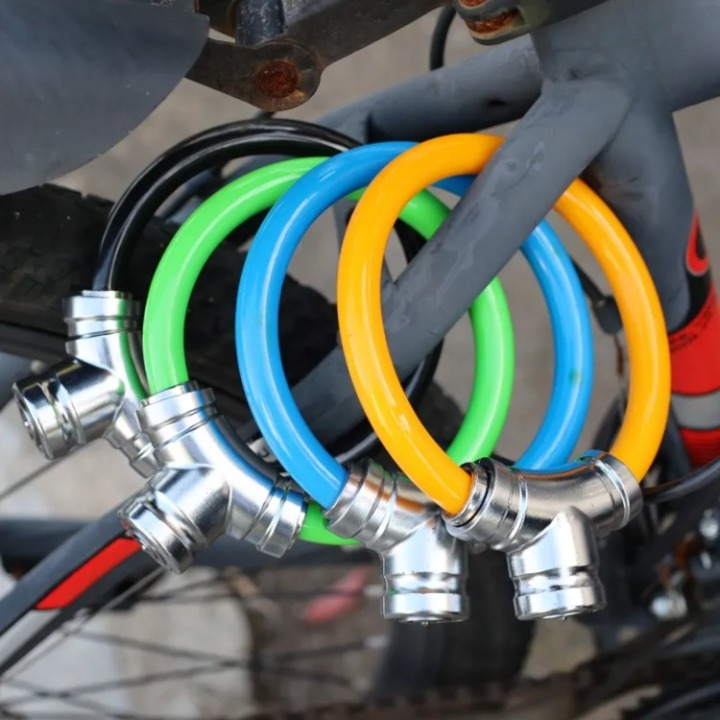 Enhanced Product Title: "Stahl Kabel Fahrradschloss - Robustes und Sicheren Fahrradschloss mit Hochsicherheitsmechanismus für optimalen Diebstahlschutz" 

This title includes keywords that can help improve visibility in Google Shopping while clearly descr