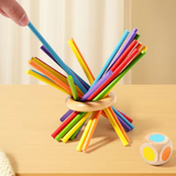 Enhanced Product Title: "Holz-Steckturm-Spiel für Kinder ab 3 Jahren – Fördert Feinmotorik und Kreativität" 

This title includes relevant keywords while emphasizing the product's benefits and target age group, making it more appealing for Google Shopping