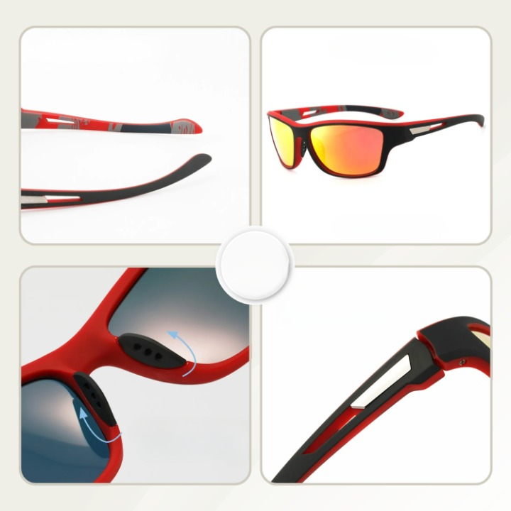 Unisex Polarized Sport Sunglasses – UV400 Protection, Scratch-Resistant & Lightweight