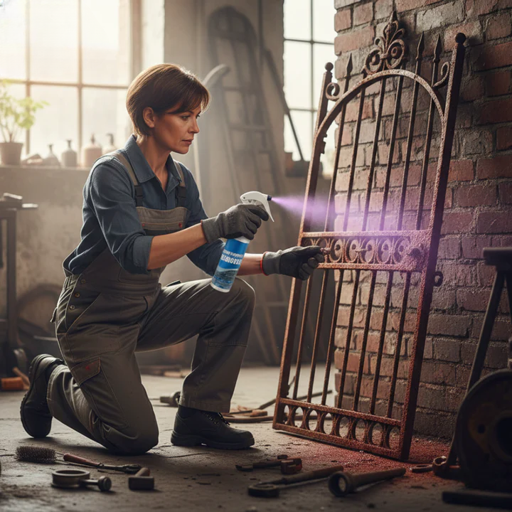 Optimized Product Title: "Rostentferner Spray – Schnelle Metallreinigung für blitzsauberes Ergebnis in Minuten" 

This title includes relevant keywords while emphasizing speed and effectiveness, making it more appealing for Google Shopping searches.
