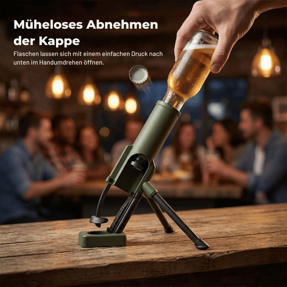 Flaschenöffner Militär-Stil mit Stativ – Kraftvoll und stabil