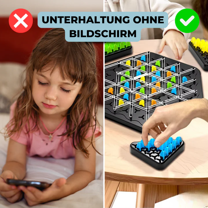 Enhanced Product Title: "Strategie-Dreieckspiel – Dominieren Sie das Spielfeld mit strategischem Dreiecke-Bilden | Spannendes Brettspiel für Taktikliebhaber" 

This title includes relevant keywords while emphasizing the game's strategic aspect and appeal