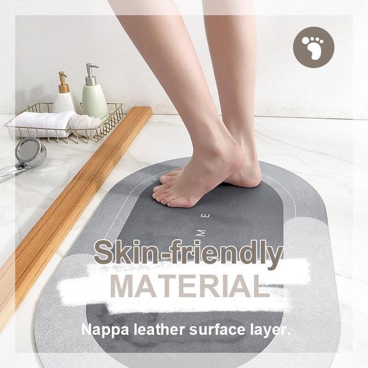 Fast-Drying, Super Absorbent Bath Mat - AquaComfort